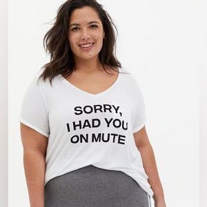Torrid Pocket V-Neck Tee - Triblend Jersey On Mute White